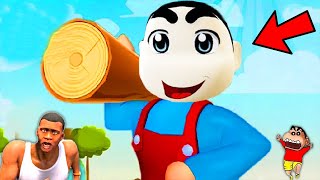 NOOB vs PRO vs HACKER in WOOD FACTORY LUMBER TYCOON with SHINCHAN and CHOP [upl. by Nollaf]