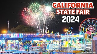 California State Fair 2024 The King XXL new attractions Cal Expo Sacramento [upl. by Kassi]