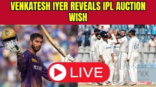 Intense battle in Mumbai Venkatesh Iyer’s auction wish Exclusive [upl. by Humfrid]