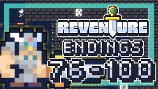 REVENTURE ENDINGS 76100 Walkthrough  2 Left Thumbs  All Developers amp All Gems [upl. by Maitland]