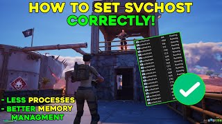 How To Set SVCHost Correctly ✅ Less Processes Better Memory Management 🛠️ [upl. by Akirat]