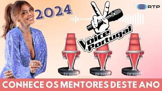 OS MENTORES DO THE VOICE PORTUGAL 2024 [upl. by Namzzaj79]