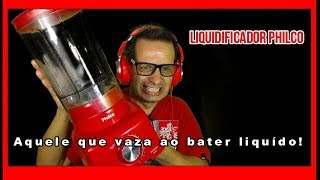 Liquidificador Philco Ph900 Copo vaza ao bater o liquído [upl. by Ahseekan]