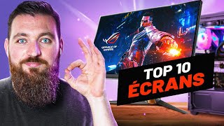 TOP 10 MEILLEURS ECRANS PC GAMER amp CONSOLE [upl. by Dnaletak]