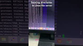 How to delete folder in Linux file server shorts [upl. by Hernardo]