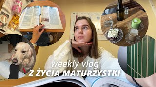 WEEKLY VLOG MATURZYSTKI  SZKOLNE DNI  JAK SIĘ UCZĘ  ODPOCZYNEK [upl. by Terrab202]