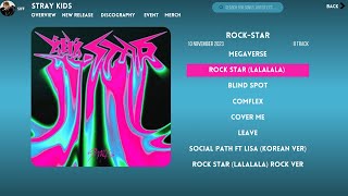 Full Album Stray Kids 스트레이 키즈  RockStar Playlist [upl. by Nynahs159]