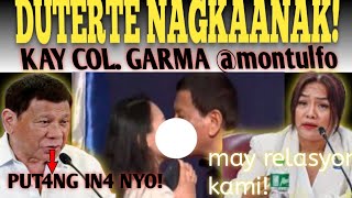 NAGKAANAK SI FORMER PRESIDENT DUTERTE KAY COL ROYINA GARMA [upl. by Cooper784]