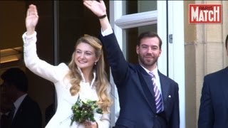 Mariage de Stéphanie et Guillaume  Le Luxembourg en fête [upl. by Ymorej]