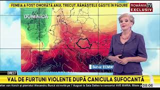 VAL DE FURTUNI VIOLENTE DUPĂ CANICULA SUFOCANTĂ [upl. by Aicenet445]