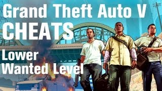 GTA 5 Cheats  Lower Wanted Level [upl. by Far357]