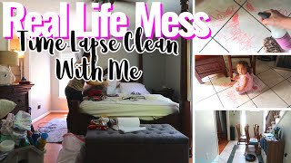 DEEP CLEANING MY DINING ROOM  TIME LAPSE DEEP CLEANING  REAL LIFE MESS [upl. by Arikal]