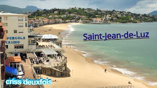 Saint Jean de Luz  Grande Plage  Fort  Socoa  Baie  Montagne  Pays Basque  Pyrénées  France [upl. by Finzer]