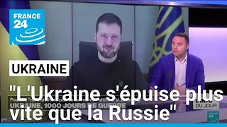 Ukraine  quotZelensky ne peut pas tenir sur la durée sans engagement occidental très fortquot [upl. by Katy173]