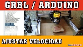 GRBL Arduino UNO UGS Parametros VELOCIDAD [upl. by Gerhard]