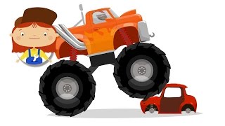 Um Super carro  Monster Truck Doutora McWheelie em português Brasil Desenho animado de carros [upl. by Llovera465]