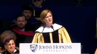 Samantha Power Johns Hopkins Universitys 2022 Commencement Speaker [upl. by Lowell]