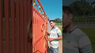 Iron gate painting☀️Berger paint shortvideo funny shorts Samujjalkakoti86 [upl. by Irwin522]