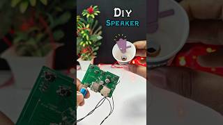 Diy Speaker From Tea Cup 🍵 shorts speaker project creatidoashishshorts [upl. by Anerrol]