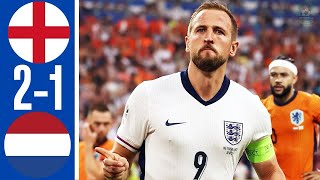 England vs Netherlands 21  All Goals amp Highlights  Euro 2024 [upl. by Berenice969]