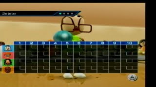 4 Player Challenge In Wii Sports Bowling wiisports wiibowling nintendo [upl. by Dhaf]