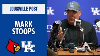 Mark Stoops on Kentuckys upset of Louisville Texas AampM job [upl. by Llerut305]