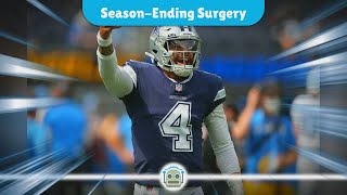 Dak Prescotts SeasonEnding Surgery Cowboys Face Uncertain Future [upl. by Scotty]