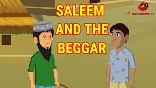 Saleem And The Beggar  Moral Stories for Kids in English  Maha Cartoon TV English [upl. by Akiemahs]