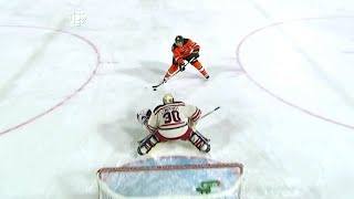 Henrik Lundqvist penalty shot save on Briere  2012 Winter Classic HD [upl. by Amatruda]