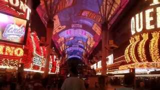 Freemont Street Experience downtown Vegas  whats it really like [upl. by Jez]