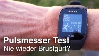 Polar M430 Pulsuhr Wird der Puls korrekt gemessen Test optischer Herzfrequenzsensor  Pulsmesser [upl. by Streeto]