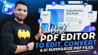 Best PDF Editor to Edit Convert Compress amp AI Summarize PDF Files 2024 Wondershare PDFelement [upl. by Ainoda327]