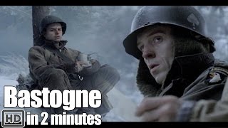 Band of Brothers in 2 minutes  Part 6 Bastogne [upl. by Luhe288]