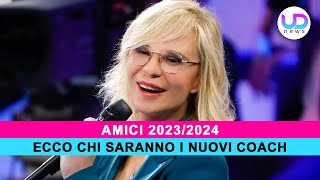 Amici 20232024 Ecco Chi Saranno I Nuovi Coach [upl. by Ambros]