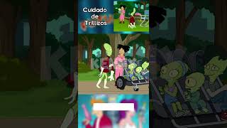 Cuidado de Trillizos 👽👽👽 T11 Ep02 P3  Futurama [upl. by Naxela954]