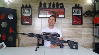 review rifle sniper well MB44 de airsoft vale a pena comprar OPINIÃO SINCERA [upl. by Ycul]