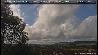 3 July 2024  Lochgelly WeatherCam Timelapse [upl. by Hetty]