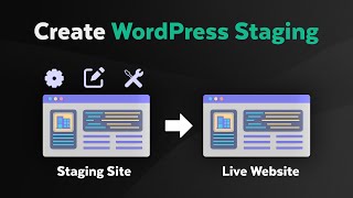 How to Create a WordPress Staging Site for Testing  Setup WordPress Test Site [upl. by Eentruok]