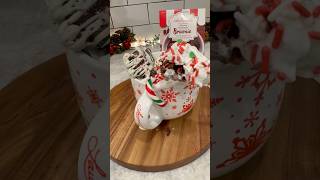 Christmas Brownies christmas cake recipe chocolate shorts asmr holidayideas cooking candy [upl. by Ahso]