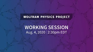 Wolfram Physics Project Working Session Tuesday Aug 4 2020 Empirical Physical Metamathematics [upl. by Etireugram]