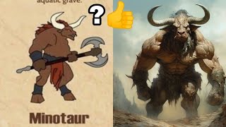 MINOTAUR😃 TYPES of Mythical CreaturesMythical CreaturesExplain in English2024Myths [upl. by Hgalehs]