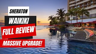 Sheraton Waikiki Resort Full Tour  Review  Massive Suite Upgrade [upl. by Diannne]