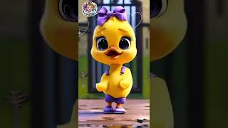 Duck dancing  Five little ducks Ducks for kids  Twinkle Twinkle kids💖 [upl. by Ardiekal]