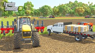 I Start Planting Season on the Cattle Farm  Farming Simulator 25 [upl. by Farhsa261]