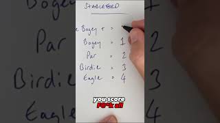 Stableford Golf Scoring Explained [upl. by Whelan857]