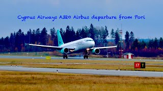 Cyprus Airways departure from Pori [upl. by Adroj]