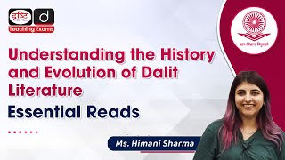 Historical Context amp Evolution of Dalit Literature English Literature Drishti Teaching Exams [upl. by Latham]