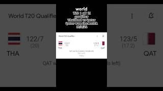 Thailand vs qatar  world T20 qualifier 1 off 21  Qatar won the match  191124  191124 [upl. by Camel]