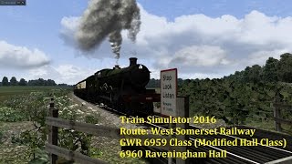 TS16 6960 Raveningham Hall on West Somerset Railway [upl. by Irrot]