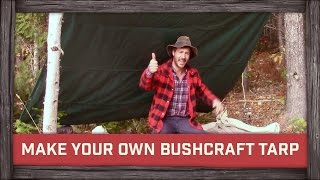 Make Your Own Bushcraft Tarp [upl. by Ursola]